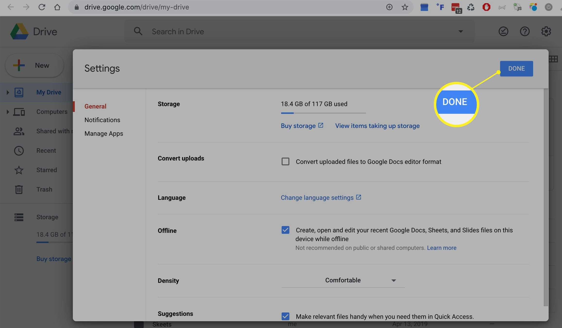 18. Cara Mengaplikasikan Google Drive Offline di MAC