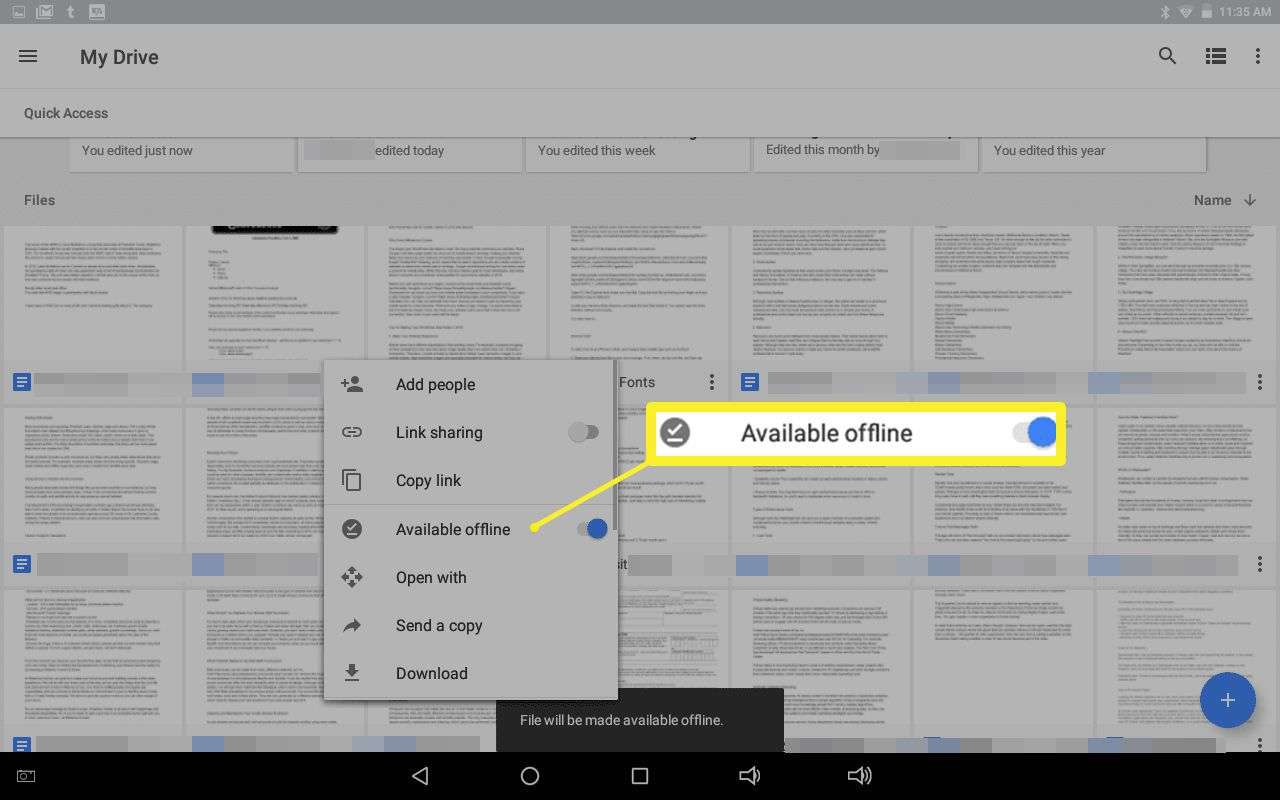 10. Cara Menerapkan Google Drive Offline di HP