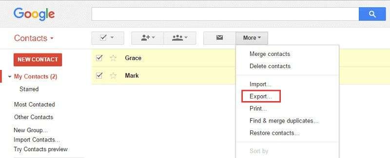 6. Sistem Import Kontak dari Gmail ke iPhone