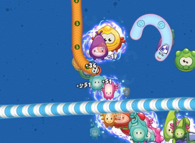 tampilan worms zone versi 2